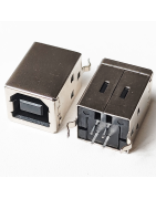 Ficha / Conector USB tipo B Vertical