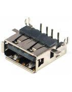  Ficha / Conector USB Pin face up 4.9mm