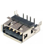  Ficha / Conector USB  Pin face Down 4.9mm