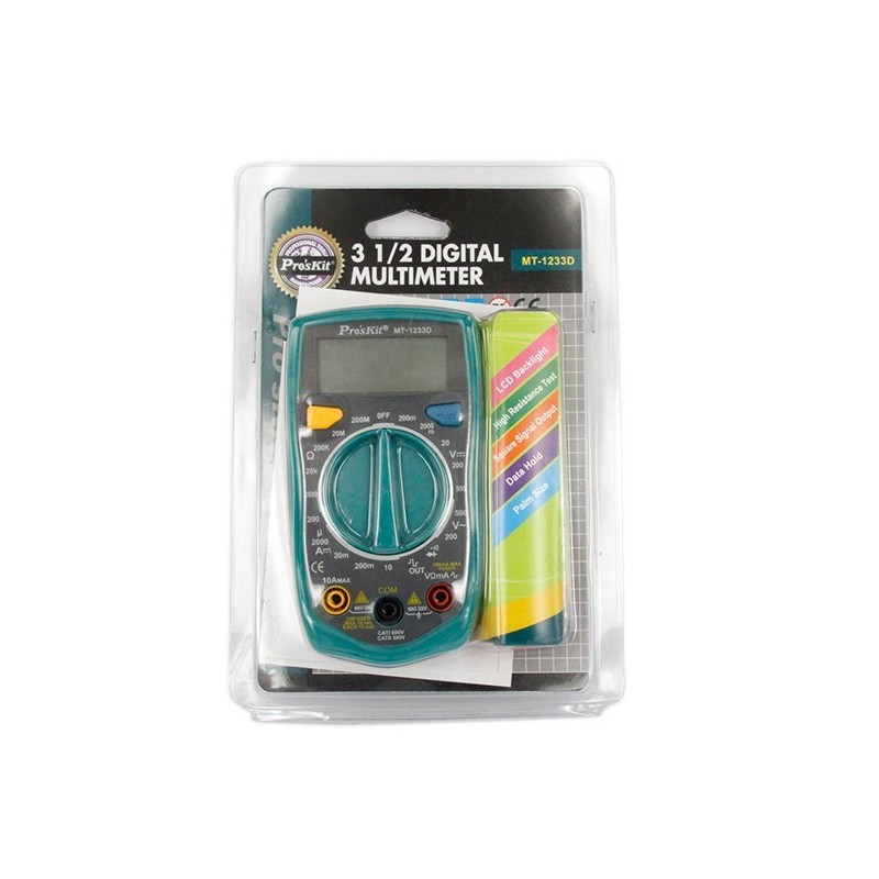 Multimetro PROSKIT MT-1233D