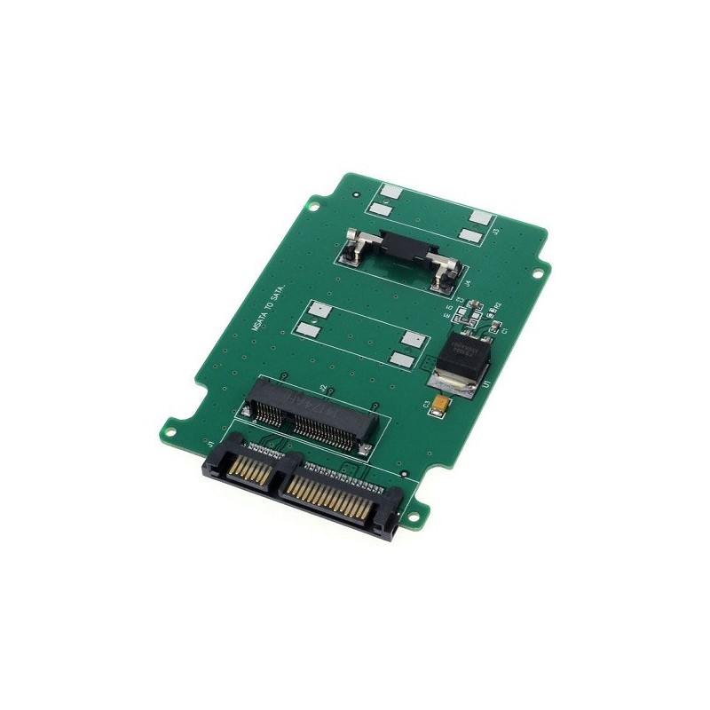 Adaptador mSATA Mini PCI-E SATA SSD To 7+15 Pin 22 pin SATA 