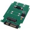 Adaptador mSATA Mini PCI-E SATA SSD To 7+15 Pin 22 pin SATA 