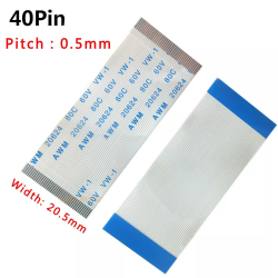 FFC/FPC Flexible Flat Cable 40p 0.5mm