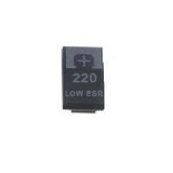 Condensador de Tantalo 220uf 2,5V LOW ESR 7