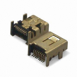 Ficha Mini USB 8 pinos tipo B