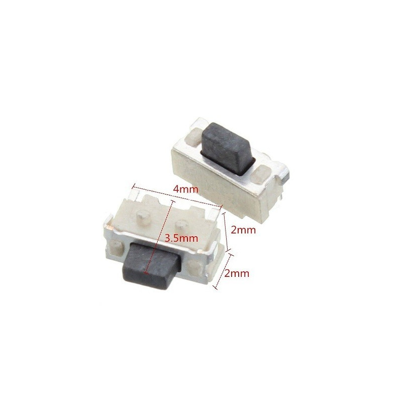 Microswitch 2x4x3.5mm SMD
